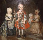 Maria Giovanna Clementi Charles Emmanuel III's children oil painting reproduction